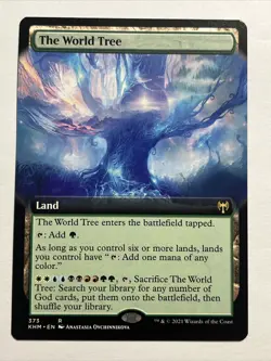 1x The World Tree - Extended Art NM Eng MTG - Kaldheim - Image 1