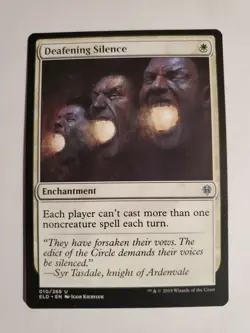 Deafening Silence Throne of Eldraine 3 Regular - Image 1