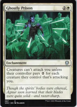 MTG Ghostly Prison (87) | NM | Cmd Innistrad: Crimson Vow {VOC} - Image 1
