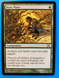 MTG 1x Root Maze # 292 Core Set 10th Edition Tenth Magic the Gathering x1 NM - Image 1