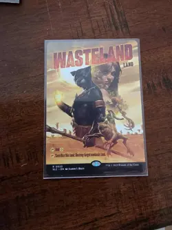 Wasteland NON-foil Secret Lair Encyclopedia of Magic A-Z MTG - Image 1