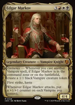 [1x] Edgar Markov - Showcase Near Mint, English Innistrad Remastered MTG Magic - Image 1