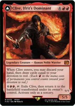 Clive, Ifrit's Dominant - 0133 - Final Fantasy - MTG - NM/M - SHIPS NOW - Image 1