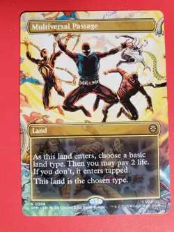 Multiversal Passage R 0206 Borderless non foil MTG Marvel Spider-man 2025 - Image 1