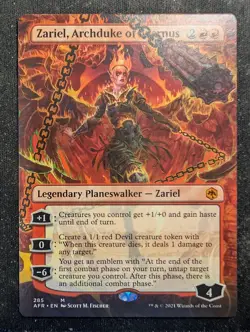 Zariel Archduke of Avernus - Borderless - Adventures in the Forgotten Realms MTG - Image 1