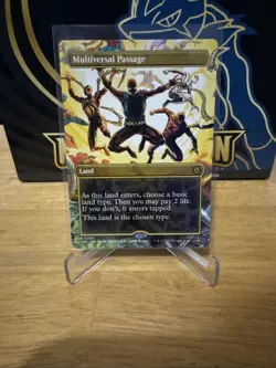 Multiversal Passage (Borderless) Non- Foil R Marvel's Spider-Man 206 NM (B) - Image 1