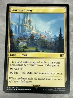 MTG Starting Town Final Fantasy Regular NM Regular - Image 1