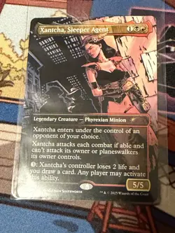MTG Xantcha, Sleeper Agent Secret Lair Encyclopedia of Magic Unplayed - Image 1