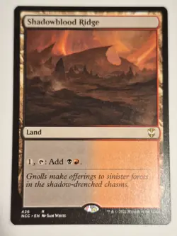 Shadowblood Ridge - Commander: Streets of New Capenna - Magic the Gathering MTG - Image 1