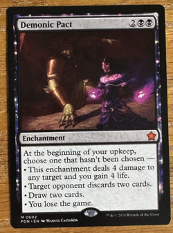 MTG Foundations, Demonic Pact - Image 1