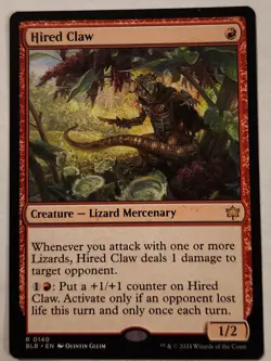 Hired Claw BLB #140 Rare Regular NM+ - Image 1