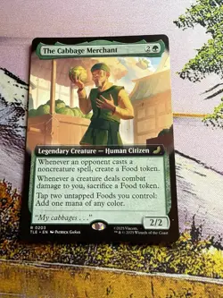 MTG The Cabbage Merchant BORDERLESS from TLE. NM. - Image 5