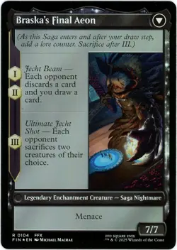 Jecht, Reluctant Guardian / Braska's Final Aeon - 0104 - Foil Final Fantasy MTG - Image 2