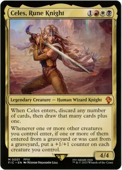 Celes, Rune Knight - 0001 - Commander: Final Fantasy - MTG - NM/M - SHIPS NOW - Image 1