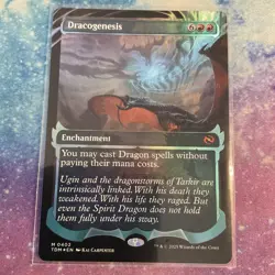 Dracogenesis (FOIL) x1 - MTG Tarkir: Dragonstorm TDM #402 - Image 1