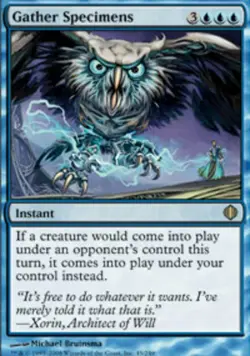 MTG Gather Specimens, Shards of Alara, Heavily Played, English - Image 1