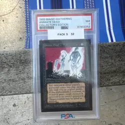 Animate Dead Magic: the Gathering CE 1993 MtG PSA 7 WOTC - Image 1