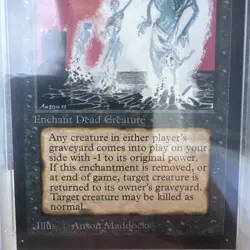 Animate Dead Magic: the Gathering CE 1993 MtG PSA 7 WOTC - Image 3