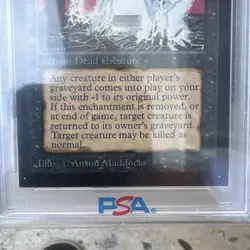 Animate Dead Magic: the Gathering CE 1993 MtG PSA 7 WOTC - Image 4
