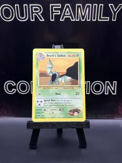 Pokemon TCG BROCK'S GOLBAT 39/132 Gym Heroes Uncommon 1999 WOTC Regular LP - Image 1