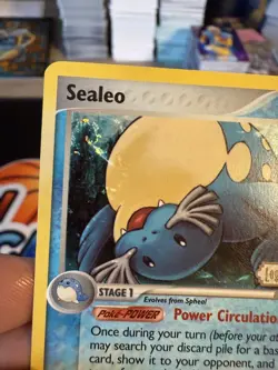 Pokemon TCG Sealeo 43/92 Stamp Reverse Holo EX Legend Maker - Image 2