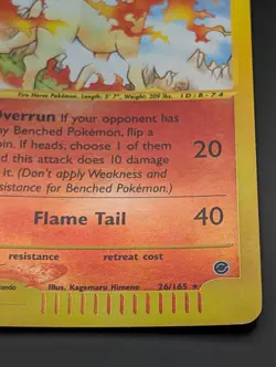 [Pokemon TCG] Rapidash 26/165 (Expedition Base Set) [Reverse Holo] [LP] - Image 4