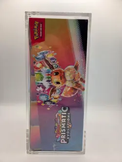 Pokemon SV8.5 Prismatic Evolutions sealed Booster Bundle Display W/Acrylic AD10 - Image 5
