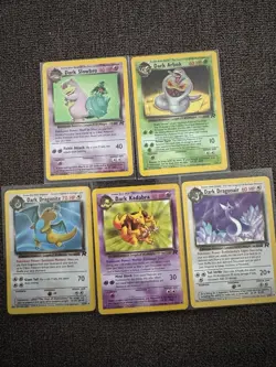 Pokemon Dark Slowbro TCG 12/82 Dark Dragonite Lot!! NM!! Team Rocket!! - Image 1