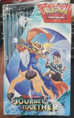 Pokemon TCG Scarlet & Violet Journey Together Booster Box LOOSE SEAL/DENTED BOX - Image 5
