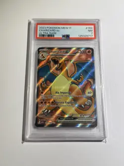 pokemon 151 charizard ex 183/165 psa 7 ita in italiano full art nm near mint - Image 1