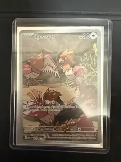 2025 Pokemon Mega Evolution MEG EN Spearow Illustration Rare #151/132 - Image 1