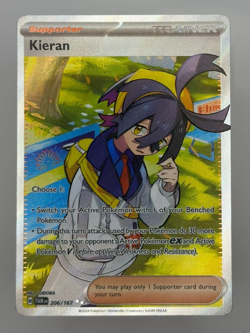 Kieran 206/167 S&V Twilight Masquerade Holo Ultra Rare TWM Pokemon TCG English - Image 1