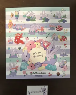 Pokemon Center We're Goomy 1 Inch D-Ring Binder 2015 with Ultra PRO Pages (Used) - Image 3