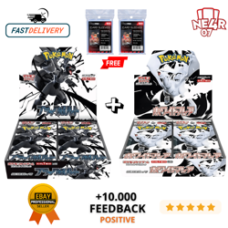 Pokemon Box white flare black bolt sv11b sv11w x2 display da 20 bustine japanese - Image 1