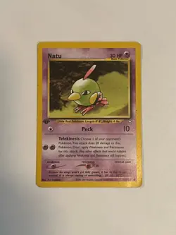 Pokemon TCG - Natu 67/111 1st Edition - WOTC Neo Genesis - Image 1