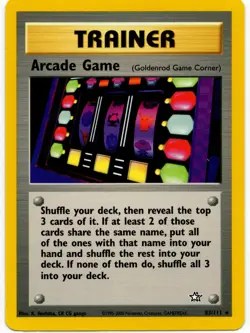 Pokemon - Neo Genesis ARCADE GAME 83/111 NM - Image 1