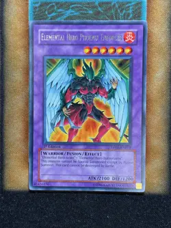 Yugioh Elemental Hero Phoenix Enforcer DP05-EN012 Rare 1st Ed NM - Image 1
