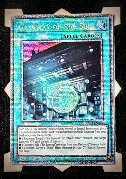 Gateway of the Six RA03-EN229 Quarter Century Rare 1st Edition Yugioh - Image 1