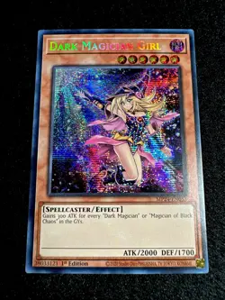 YUGIOH • DARK MAGICIAN GIRL • PRISMATIC SECRET RARE • MP24-EN053 • 1ST ED • VLP - Image 3