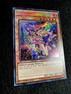 YUGIOH • DARK MAGICIAN GIRL • PRISMATIC SECRET RARE • MP24-EN053 • 1ST ED • VLP - Image 5