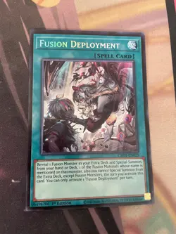 YUGIOH - FUSION DEPLOYMENT - SECRET RARE - CH01 - LP - 1ST ED - Image 1