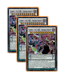 Yugioh! Supreme King Z-ARC - Synchro Universe LEDE-EN100 (SR) 1st Ed 3x - Image 1