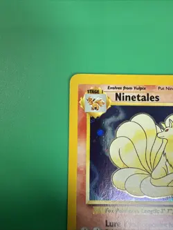 Ninetales Holo 12/102 Base Set WotC Vintage Pokemon Card 1999-2000 LP - Image 4