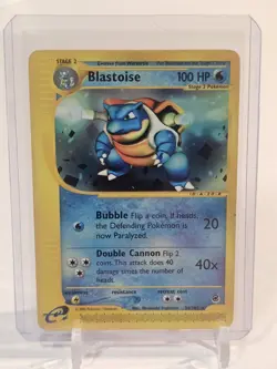 Pokemon TCG Blastoise Expedition Base Set Regular Rare Card 36/165 - Image 2