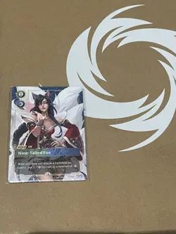 Ahri- Nine-Tailed Fox -Riftbound Metal Card Promo 1/35 Regional Exclusive - Image 1