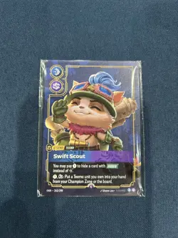 Riftbound Teemo Swift Scout METAL Card Houston Prize Wall Promo - Image 1