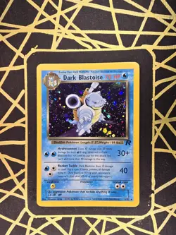 🔥 Dark Blastoise 3/82 🔥 Original Holo Rare Team Rocket Set Pokemon Card WOTC - Image 1