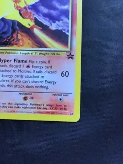 Pokemon Cards: Wizards Black Star Promo: Moltres 21 - Image 4