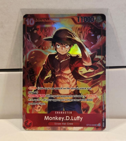 Monkey.D.Luffy (Treasure Booster Set) ST10-006 Promo One Piece Card Game NM/MNT - Image 1