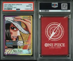 PSA 10 Nico Robin OP09-062 Leader Alt Art One Piece Card English 2024 TCG - Image 1